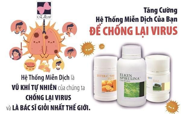 [Chính hãng] Ester C 500 Elken - VitaminC trung tính an toàn cho dạ dày