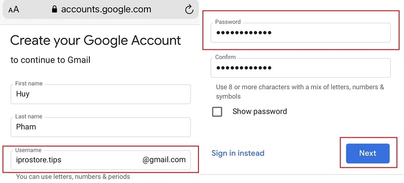 Cách tạo tài khoản Gmail miễn phí